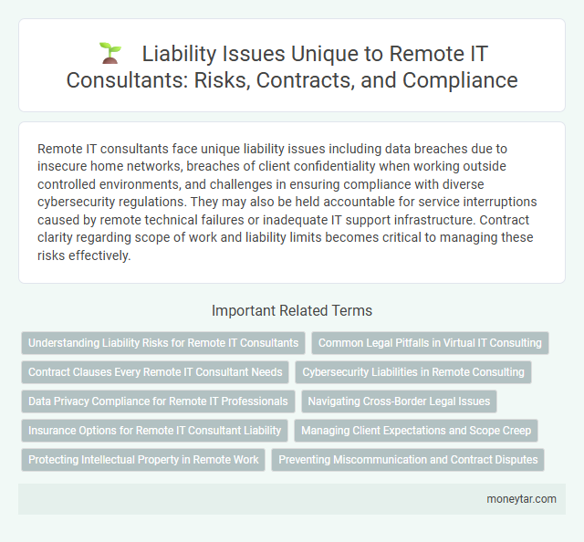 Liability Issues Unique to Remote IT Consultants: Risks, Contracts, and Compliance