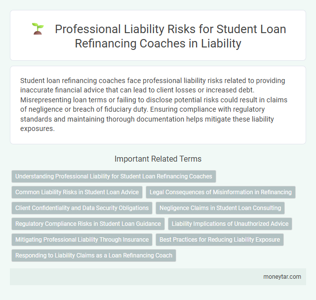 Professional Liability Risks for Student Loan Refinancing Coaches in Liability