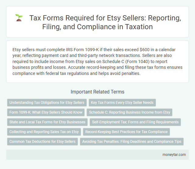 Tax Forms Required for Etsy Sellers: Reporting, Filing, and Compliance in Taxation