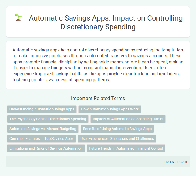Automatic Savings Apps: Impact on Controlling Discretionary Spending