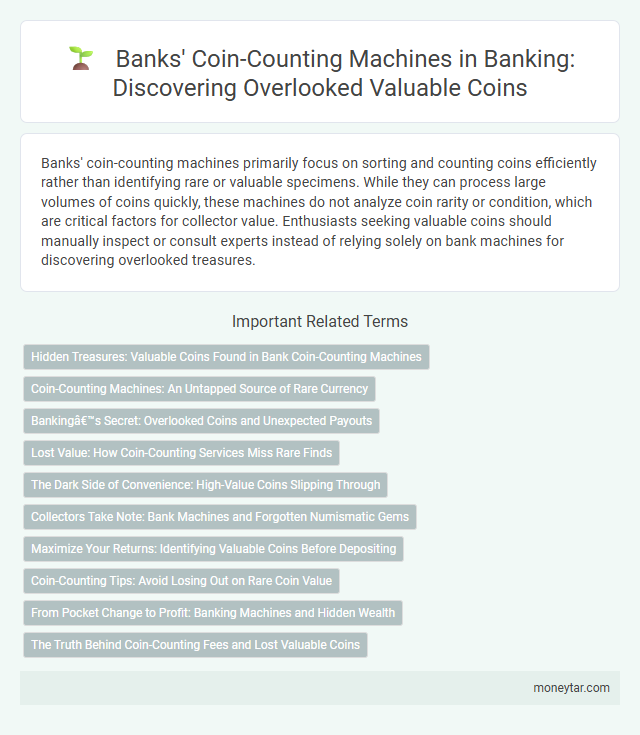 Banks' Coin-Counting Machines in Banking: Discovering Overlooked Valuable Coins