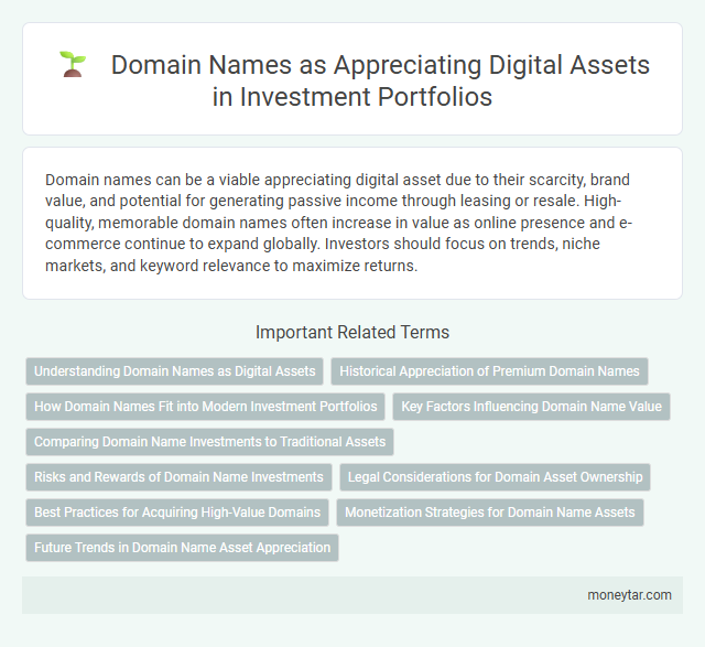 Domain Names as Appreciating Digital Assets in Investment Portfolios