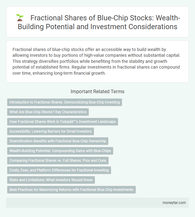 Fractional Shares of Blue-Chip Stocks: Wealth-Building Potential and Investment Considerations