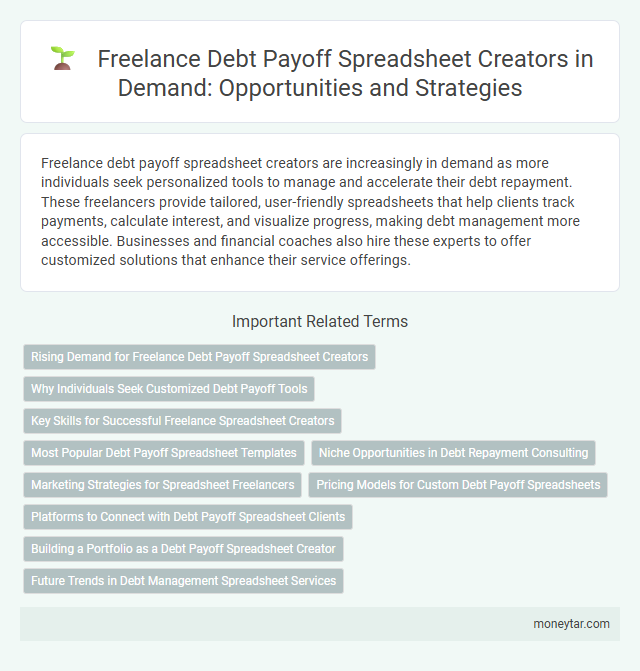 Freelance Debt Payoff Spreadsheet Creators in Demand: Opportunities and Strategies