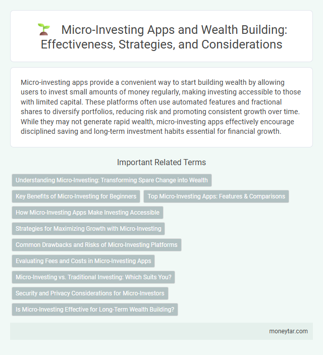 Micro-Investing Apps and Wealth Building: Effectiveness, Strategies, and Considerations