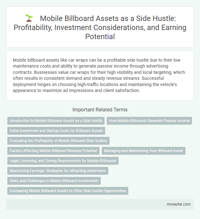 Mobile Billboard Assets as a Side Hustle: Profitability, Investment Considerations, and Earning Potential