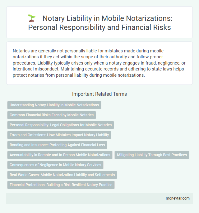 Notary Liability in Mobile Notarizations: Personal Responsibility and Financial Risks