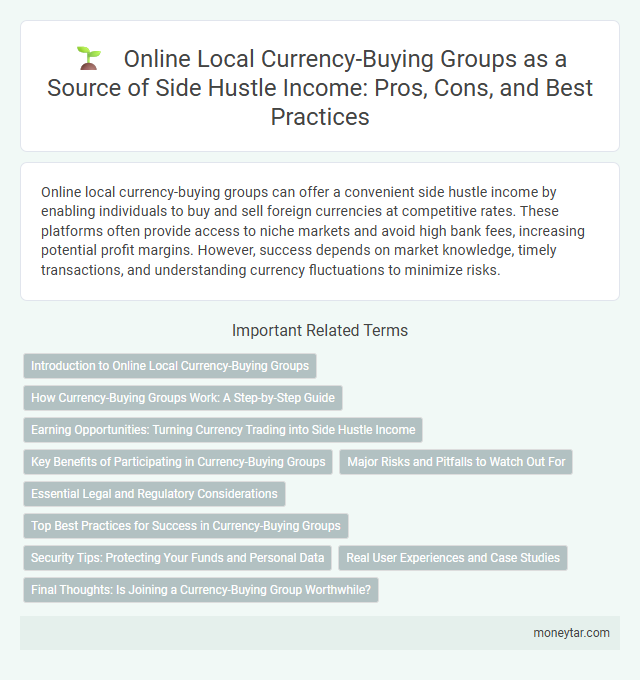 Online Local Currency-Buying Groups as a Source of Side Hustle Income: Pros, Cons, and Best Practices