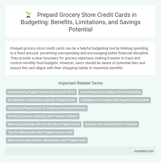 Prepaid Grocery Store Credit Cards in Budgeting: Benefits, Limitations, and Savings Potential