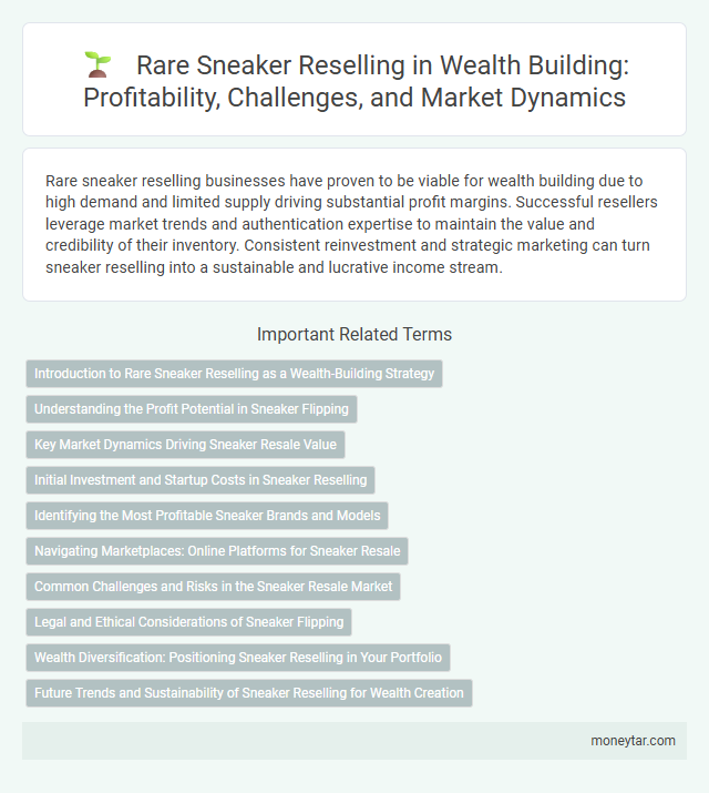 Rare Sneaker Reselling in Wealth Building: Profitability, Challenges, and Market Dynamics
