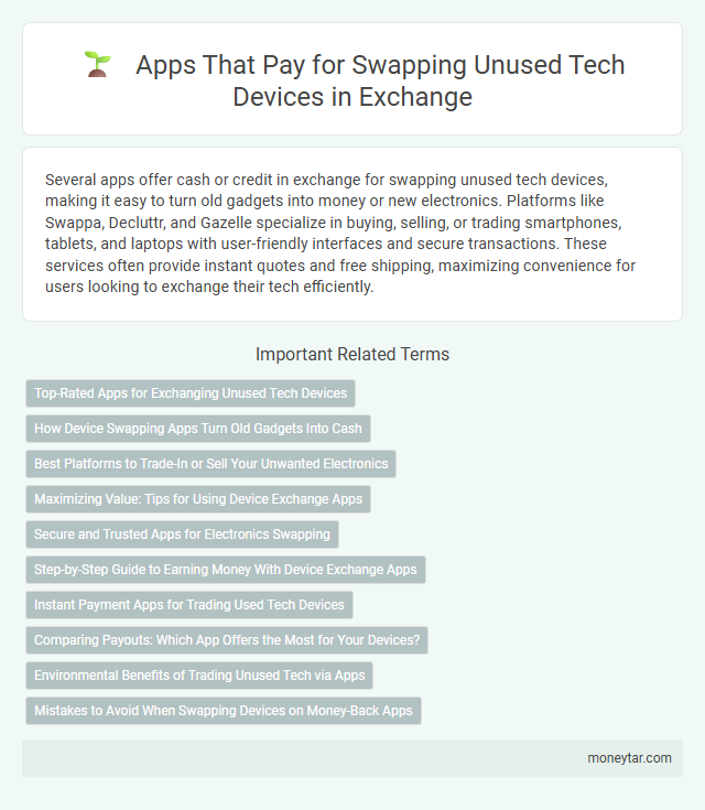 Apps That Pay for Swapping Unused Tech Devices in Exchange