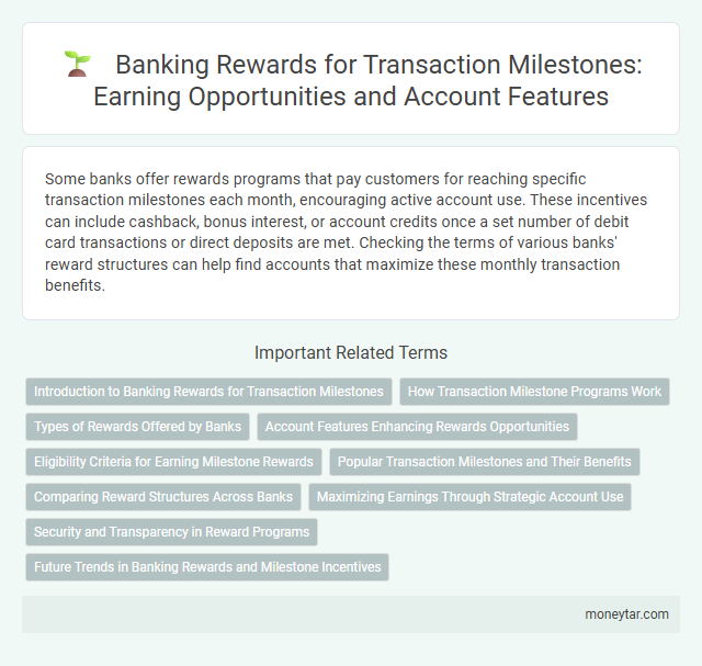 Banking Rewards for Transaction Milestones: Earning Opportunities and Account Features