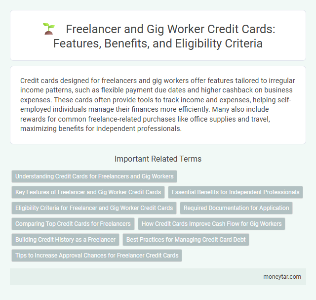 Freelancer and Gig Worker Credit Cards: Features, Benefits, and Eligibility Criteria