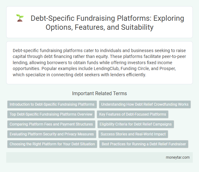 Debt-Specific Fundraising Platforms: Exploring Options, Features, and Suitability