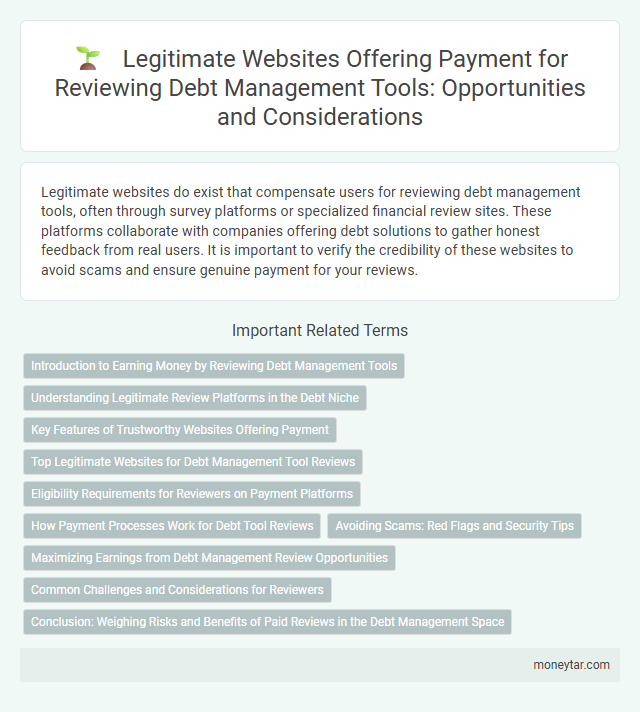 Legitimate Websites Offering Payment for Reviewing Debt Management Tools: Opportunities and Considerations
