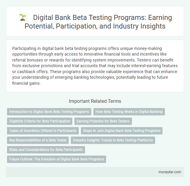 Digital Bank Beta Testing Programs: Earning Potential, Participation, and Industry Insights