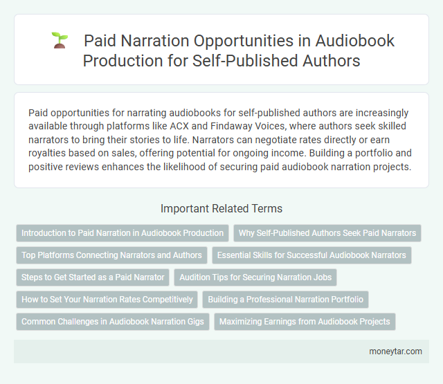 Paid Narration Opportunities in Audiobook Production for Self-Published Authors