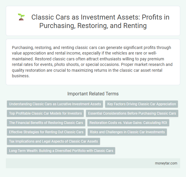 Classic Cars as Investment Assets: Profits in Purchasing, Restoring, and Renting