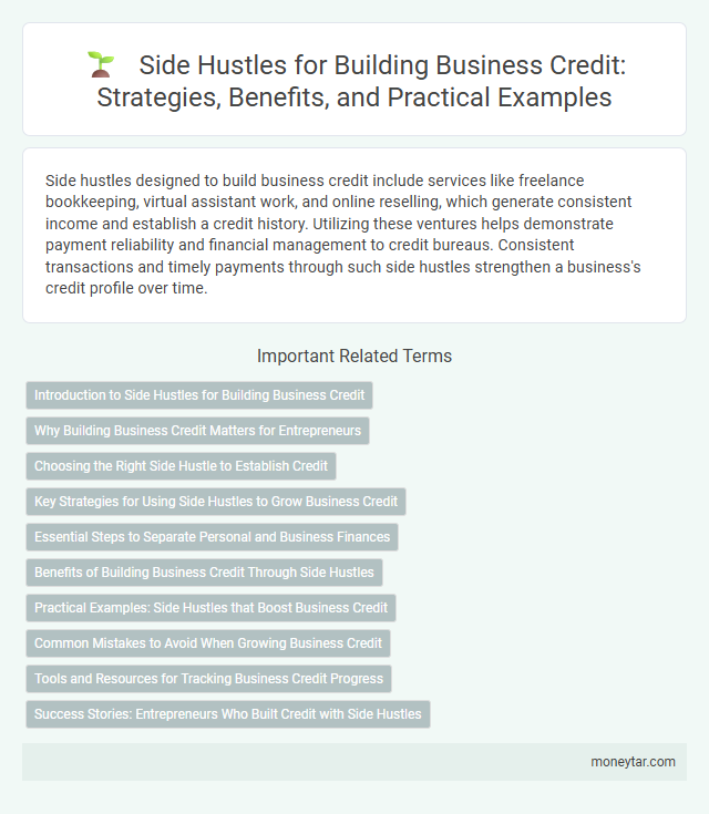 Side Hustles for Building Business Credit: Strategies, Benefits, and Practical Examples