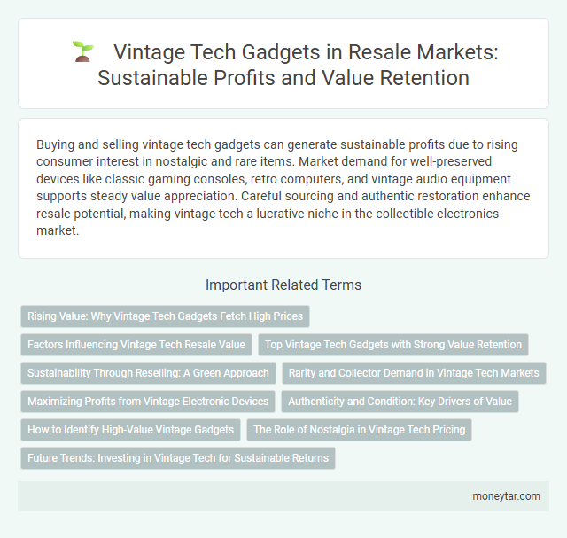 Vintage Tech Gadgets in Resale Markets: Sustainable Profits and Value Retention