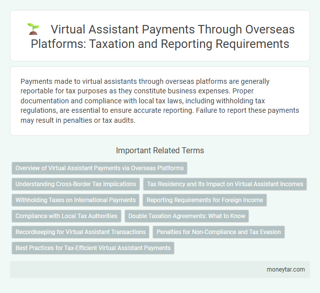 Virtual Assistant Payments Through Overseas Platforms: Taxation and Reporting Requirements