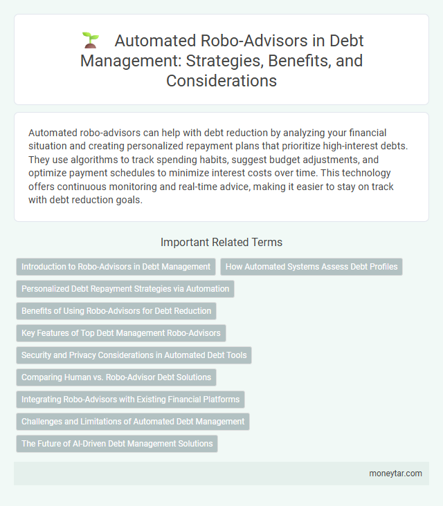 Automated Robo-Advisors in Debt Management: Strategies, Benefits, and Considerations