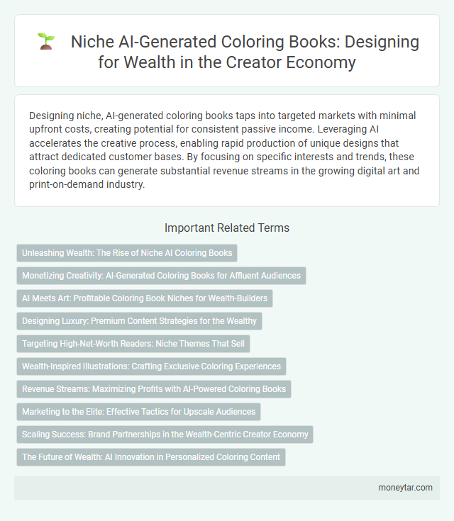 Niche AI-Generated Coloring Books: Designing for Wealth in the Creator Economy