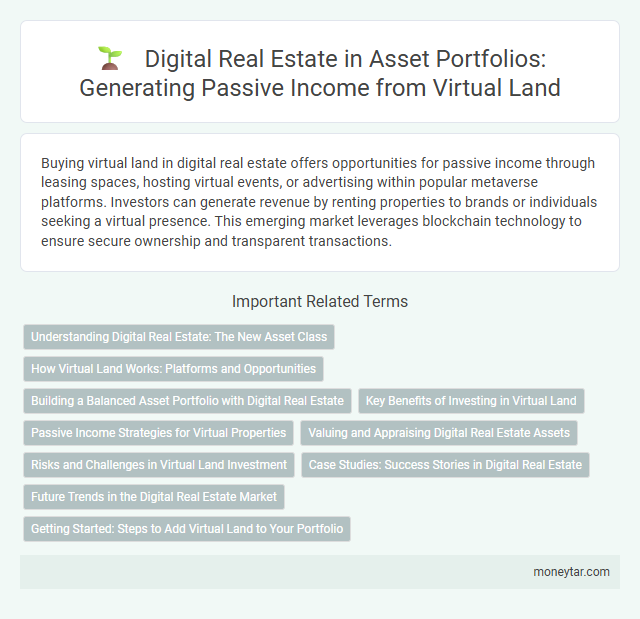 Digital Real Estate in Asset Portfolios: Generating Passive Income from Virtual Land