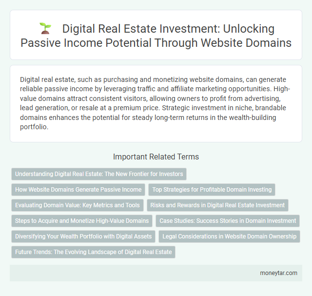 Digital Real Estate Investment: Unlocking Passive Income Potential Through Website Domains