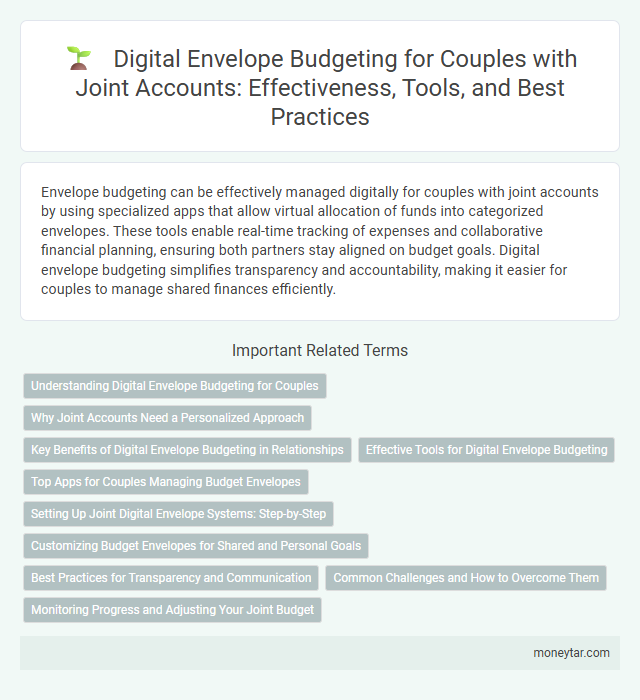 Digital Envelope Budgeting for Couples with Joint Accounts: Effectiveness, Tools, and Best Practices