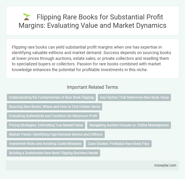 Flipping Rare Books for Substantial Profit Margins: Evaluating Value and Market Dynamics