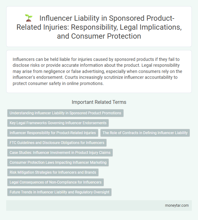 Influencer Liability in Sponsored Product-Related Injuries: Responsibility, Legal Implications, and Consumer Protection