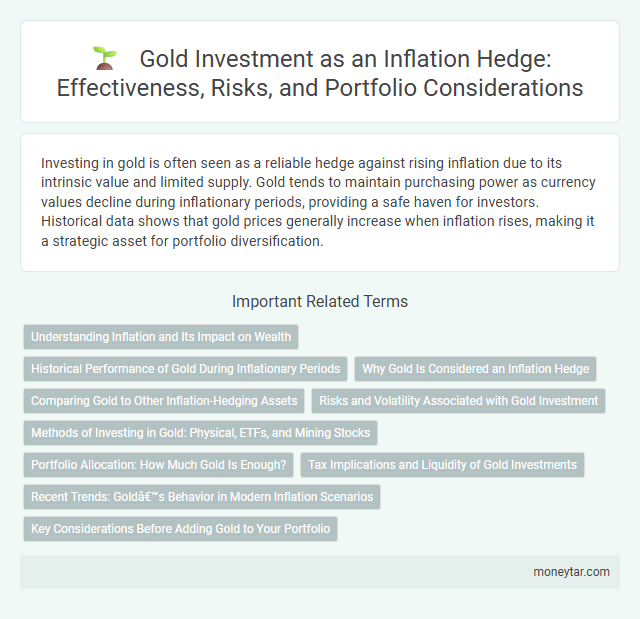 Gold Investment as an Inflation Hedge: Effectiveness, Risks, and Portfolio Considerations