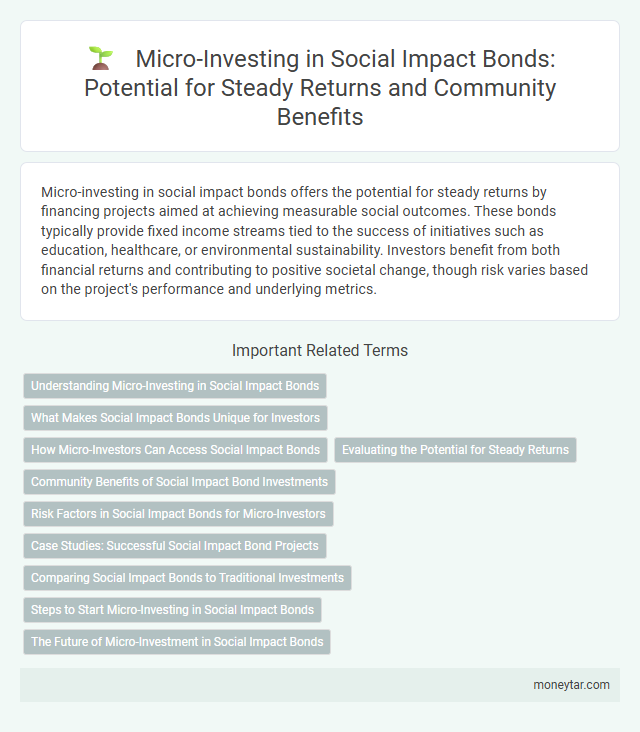 Micro-Investing in Social Impact Bonds: Potential for Steady Returns and Community Benefits