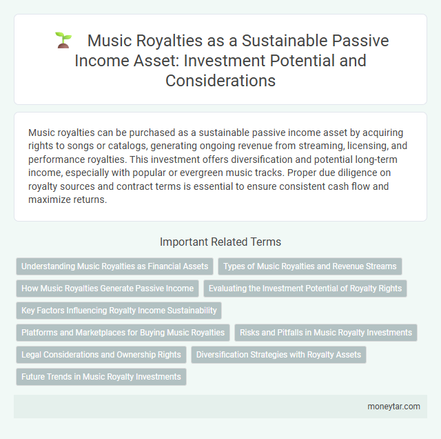 Music Royalties as a Sustainable Passive Income Asset: Investment Potential and Considerations