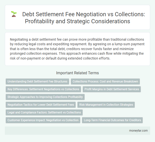 Debt Settlement Fee Negotiation vs Collections: Profitability and Strategic Considerations