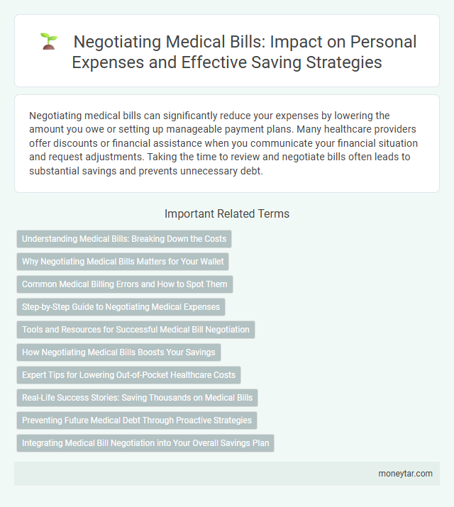 Negotiating Medical Bills: Impact on Personal Expenses and Effective Saving Strategies