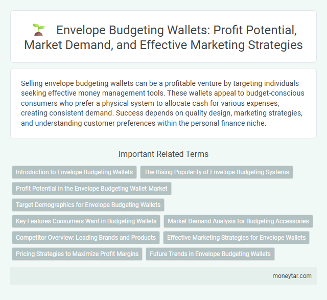 Envelope Budgeting Wallets: Profit Potential, Market Demand, and Effective Marketing Strategies