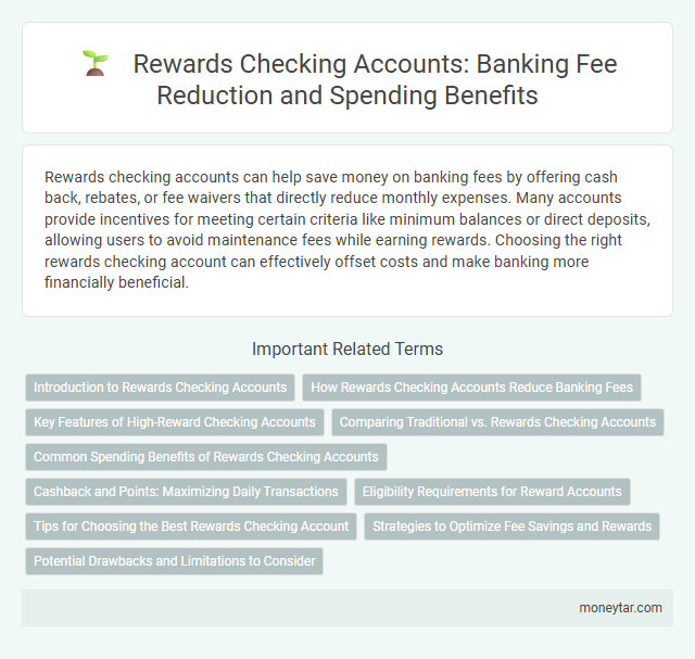 Rewards Checking Accounts: Banking Fee Reduction and Spending Benefits