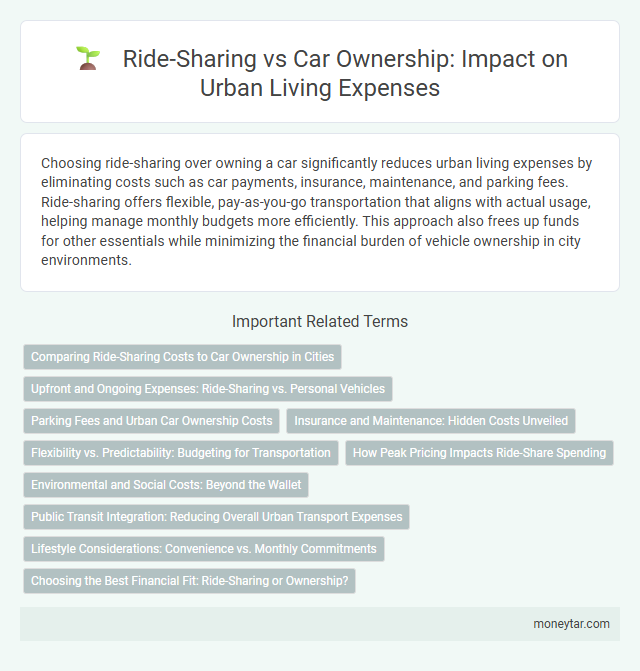 Ride-Sharing vs Car Ownership: Impact on Urban Living Expenses