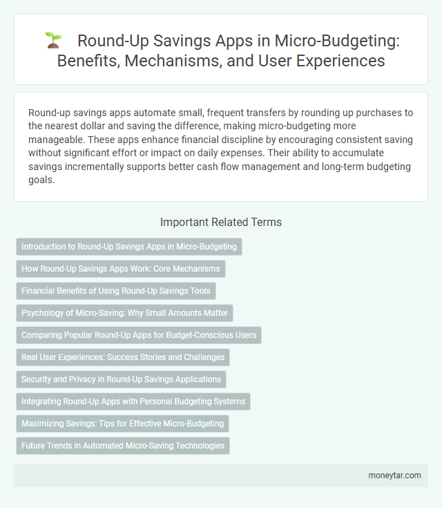 Round-Up Savings Apps in Micro-Budgeting: Benefits, Mechanisms, and User Experiences