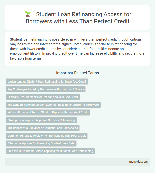 Student Loan Refinancing Access for Borrowers with Less Than Perfect Credit
