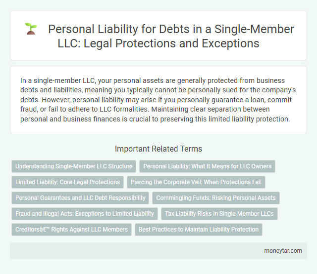 Personal Liability for Debts in a Single-Member LLC: Legal Protections and Exceptions