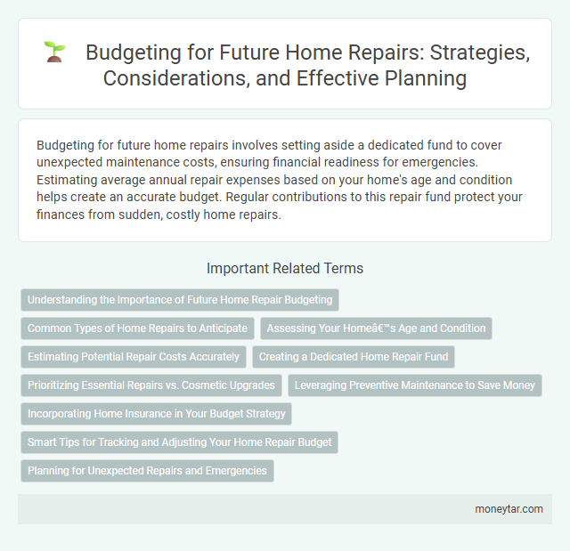 Budgeting for Future Home Repairs: Strategies, Considerations, and Effective Planning