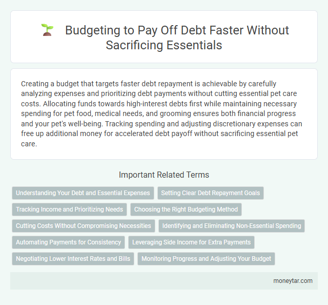 Budgeting to Pay Off Debt Faster Without Sacrificing Essentials