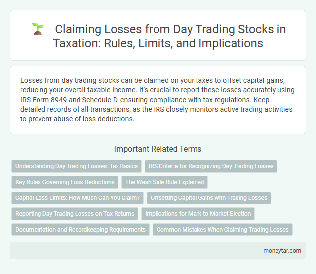 Claiming Losses from Day Trading Stocks in Taxation: Rules, Limits, and Implications