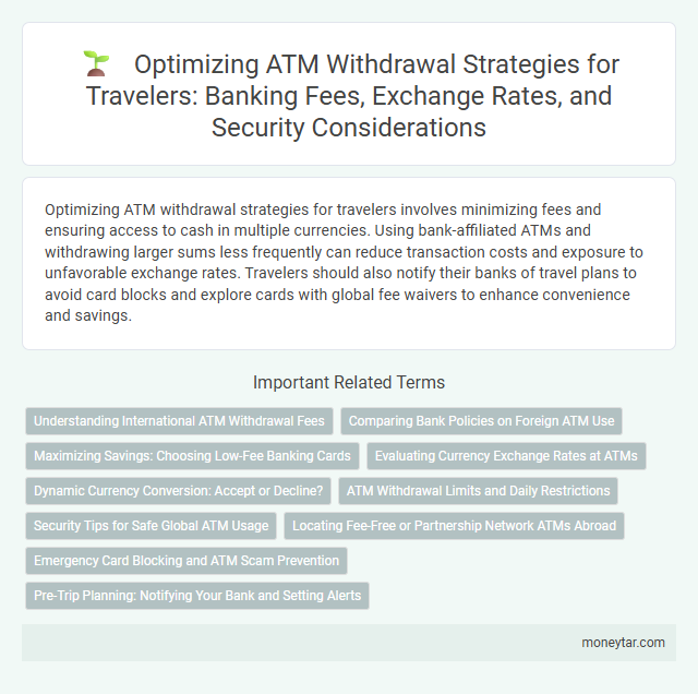 Optimizing ATM Withdrawal Strategies for Travelers: Banking Fees, Exchange Rates, and Security Considerations