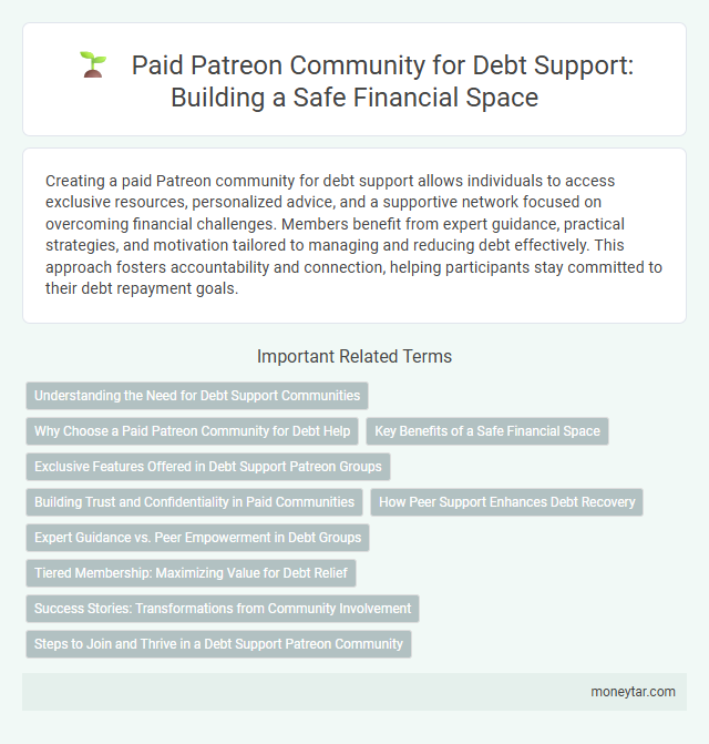 Paid Patreon Community for Debt Support: Building a Safe Financial Space