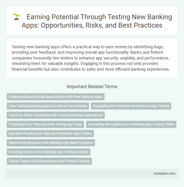 Earning Potential Through Testing New Banking Apps: Opportunities, Risks, and Best Practices