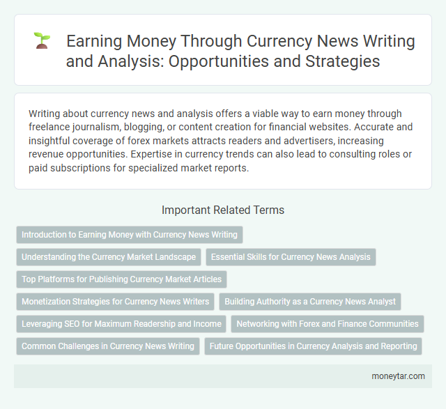 Earning Money Through Currency News Writing and Analysis: Opportunities and Strategies